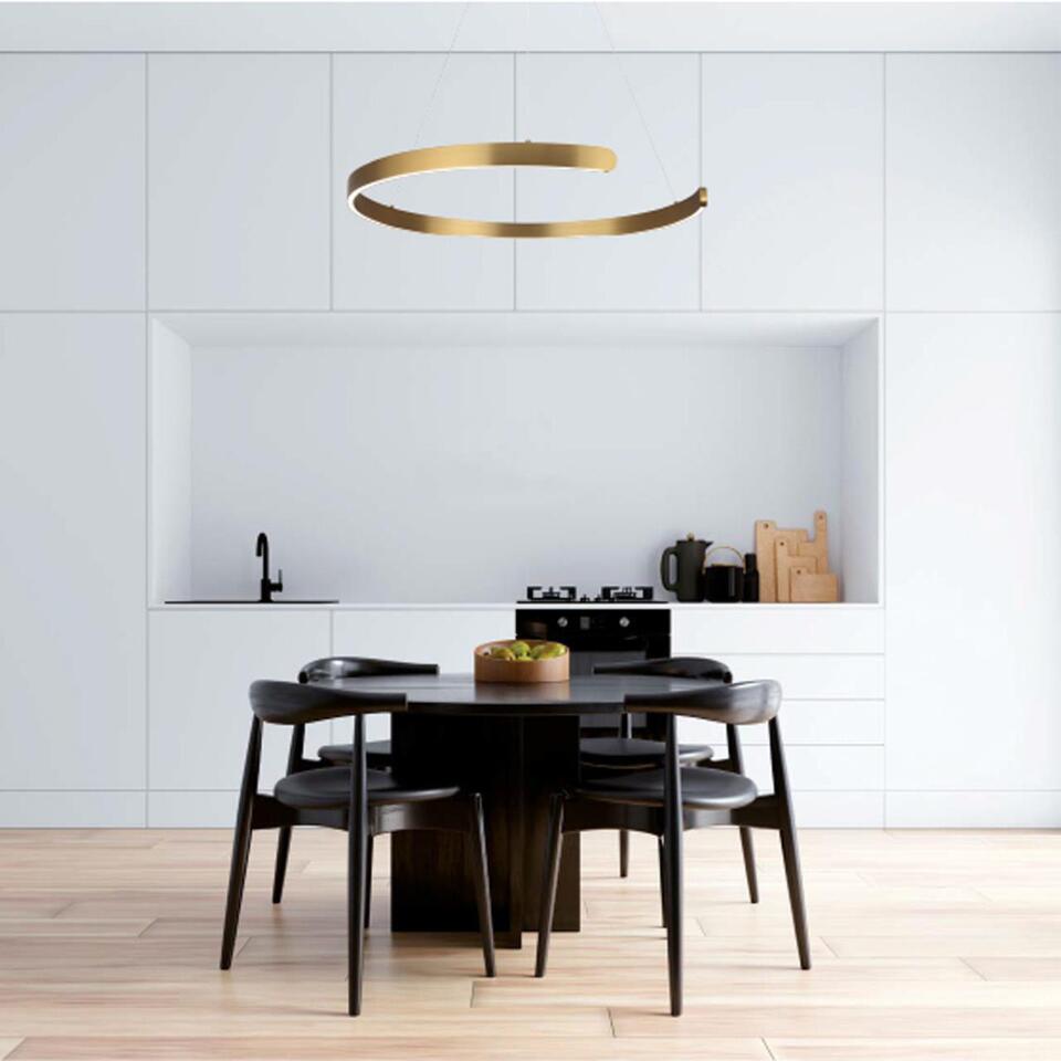 Фото №5  Подвесной светильник LUMION 6535/57L LEDIO LN26 266 латунь Светильник подвесной LED 57W  3000/4000/6000К 220V INDIE