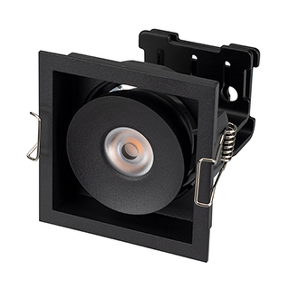 Фото №1  Arlight Светильник CL-SIMPLE-S80x80-9W Day4000 (BK, 45 deg) ( IP20 Металл, 3 года)