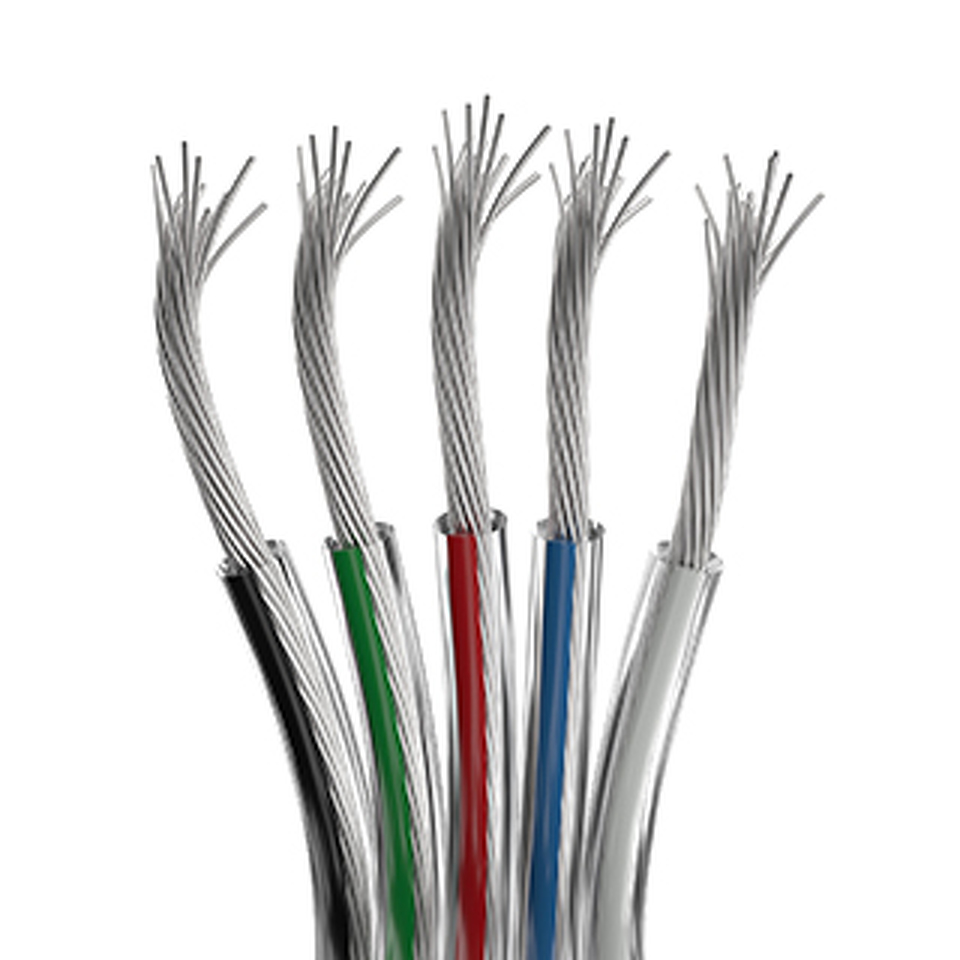 Фото №1  Arlight Шлейф питания ARL-20AWG-CLEAR-5Wire-CU ( -)