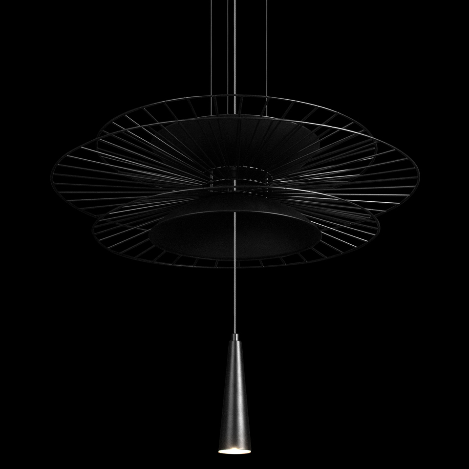 Фото №7  Подвесной светильник 10141B/600 Black Подвесной светильник LOFT IT Star