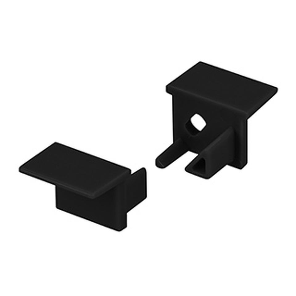 Фото №1  Arlight Комплект заглушек SL-BEVEL-H10-F14 BLACK  ( Пластик)