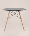 Превью фото №6  Стол круглый EAMES DSW NEW D=80 черный