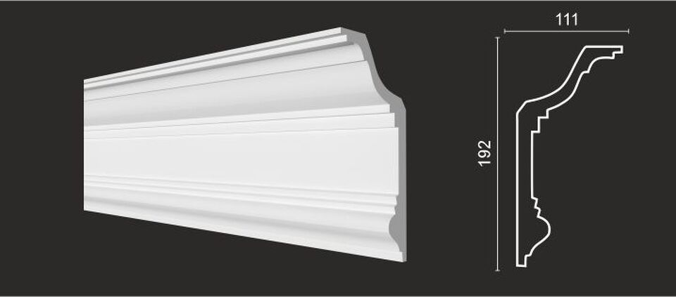 Фото №3  Карниз Decor-dizayn DD513/Карниз (192х111х2000мм)/8, шт