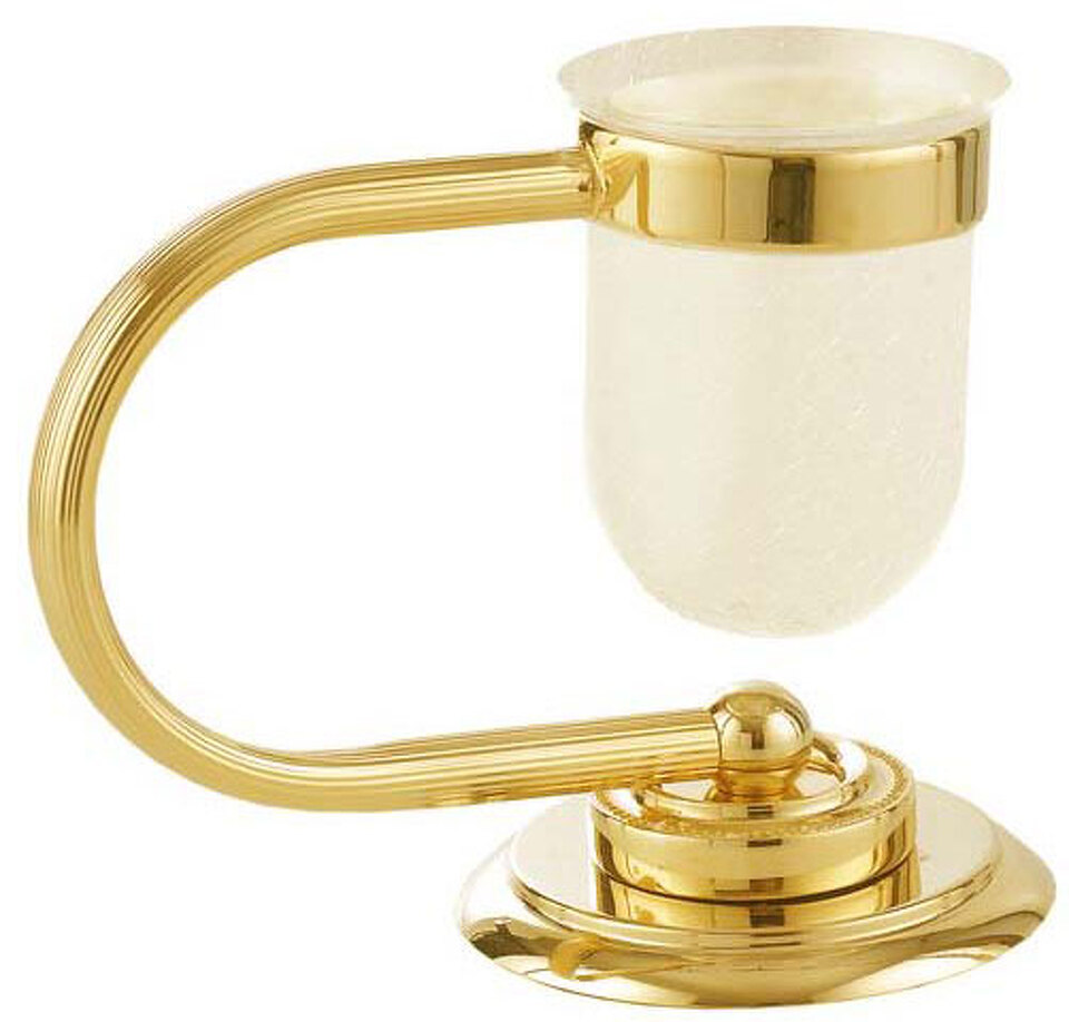 Фото №1  Boheme Настольный стакан для зубных щеток MURANO GOLD
