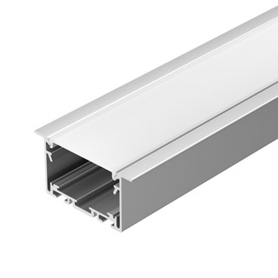 Фото №1  Arlight Профиль S2-LINIA69-F-2500 SEAMLESS ANOD ( Алюминий)