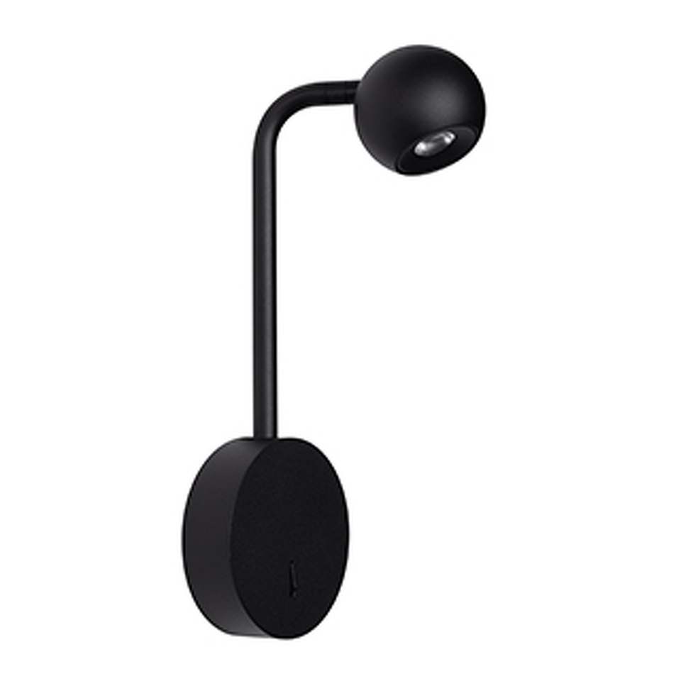 Фото №1  Arlight Светильник SP-OTTORI-LONG-WALL-6W Warm3000 (BK, 30 deg, 230V) ( IP20 Металл, 3 года)