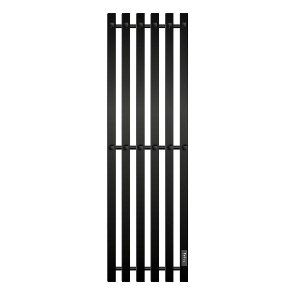 Фото №1  Полотенцесушитель Полотенцесушитель электрический Primoclima Sol Q E Black 120*30 6 R
