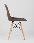 Превью фото №5  Стул Eames Style DSW коричневый x4 (разборный каркас)