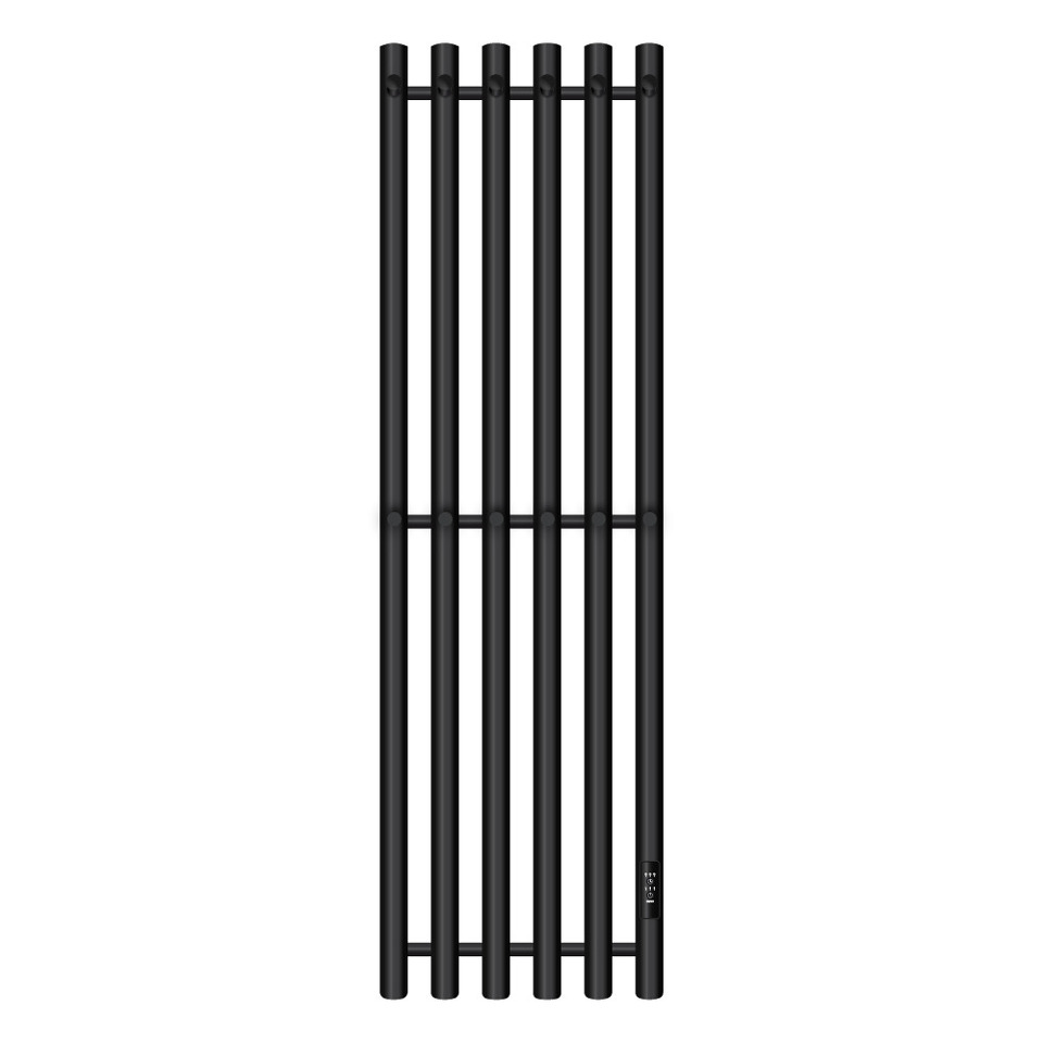 Фото №1  Полотенцесушитель Полотенцесушитель электрический Primoclima Sol R E Black 120*30 6 R