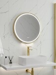 Превью фото №20  Teymi Зеркало Lina Supernova Gold D60, LED подсветка, сенсор, антипар T20121