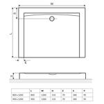 Превью фото №4  EXCELLENT Поддон Forma Compact 90x120 (белый)