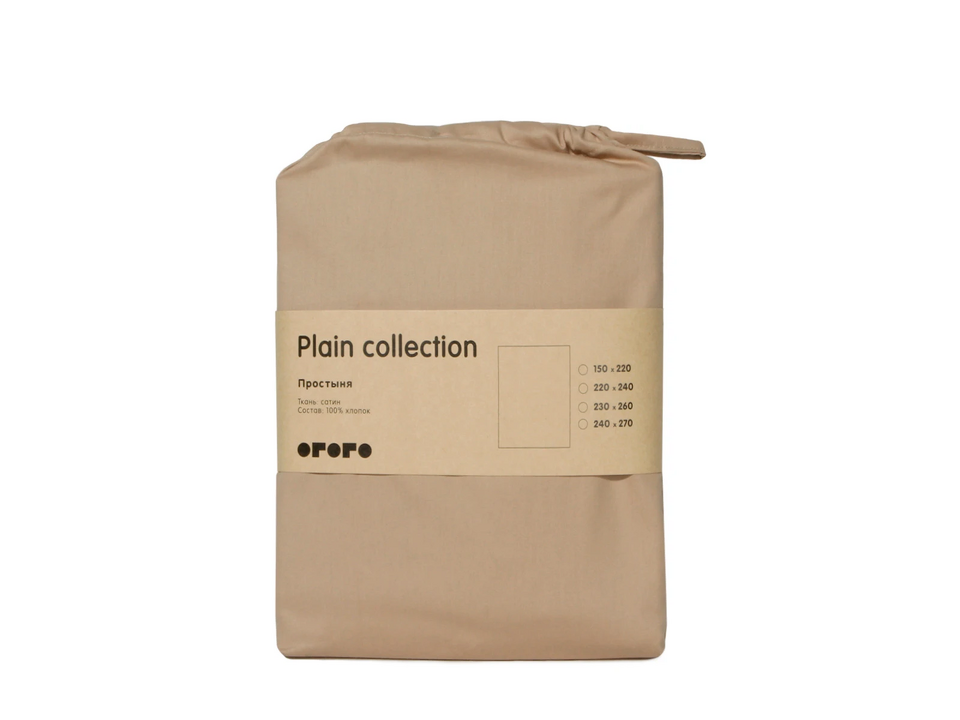Фото №10  OGOGOHOME Простыня Plain Collection