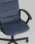 Превью фото №10  Кресло Компьютерное кресло TopChairs ST-TRACER темно-синий