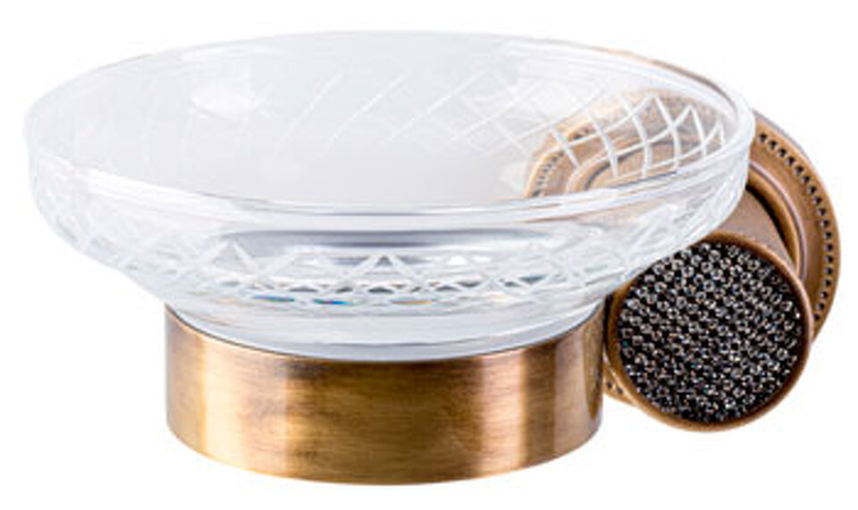 Фото №1  Boheme Мыльница настенная ROYALE CRISTAL BR
