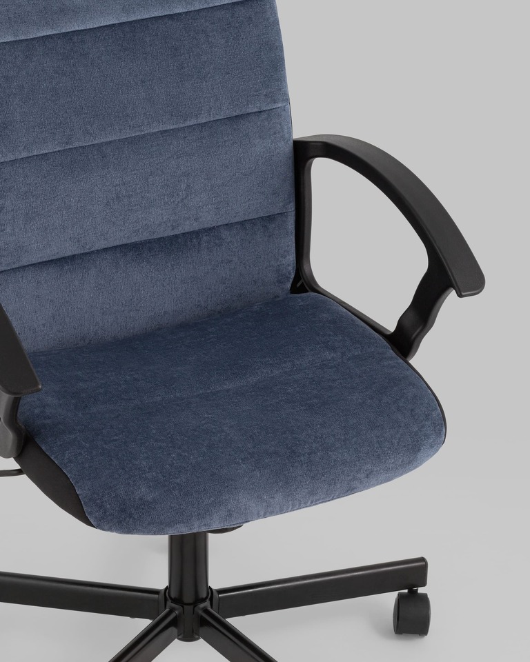 Фото №10  Кресло Компьютерное кресло TopChairs ST-TRACER темно-синий