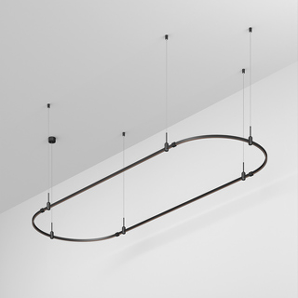 Фото №1  Arlight Основание ART-APRIORI-OVAL-HANG-3000x1000 (BK) ( IP20 Металл, 3 года)