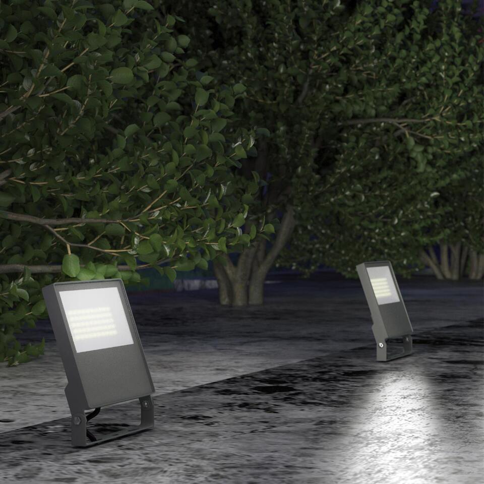 Фото №3  NOVOTECH 358578 STREET NT21 764 темно-серый Ландшафтный светильник (прожектор) IP66 LED 30W 4000K 100-300V ARMIN