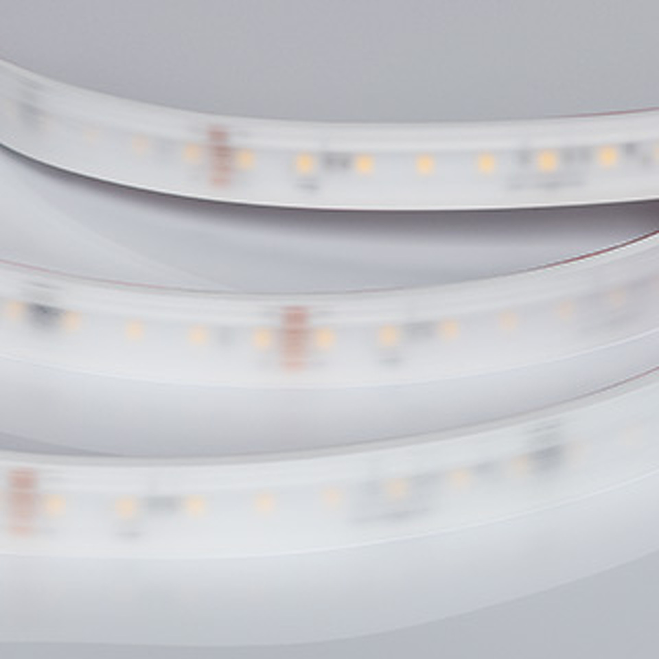Фото №1  Arlight Лента герметичная DMX-PS-A96-14mm 24V Warm2700-PX12 (14 W/m, IP67, 5m) ( CRI>90)