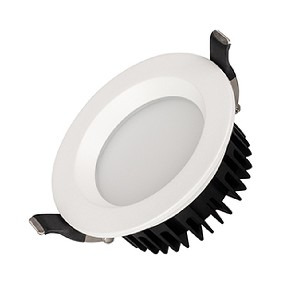 Фото №1  Arlight Светильник MS-MIST-BUILT-R105-9W Warm3000 (WH, 110 deg, 230V) ( IP54 Металл, 5 лет)