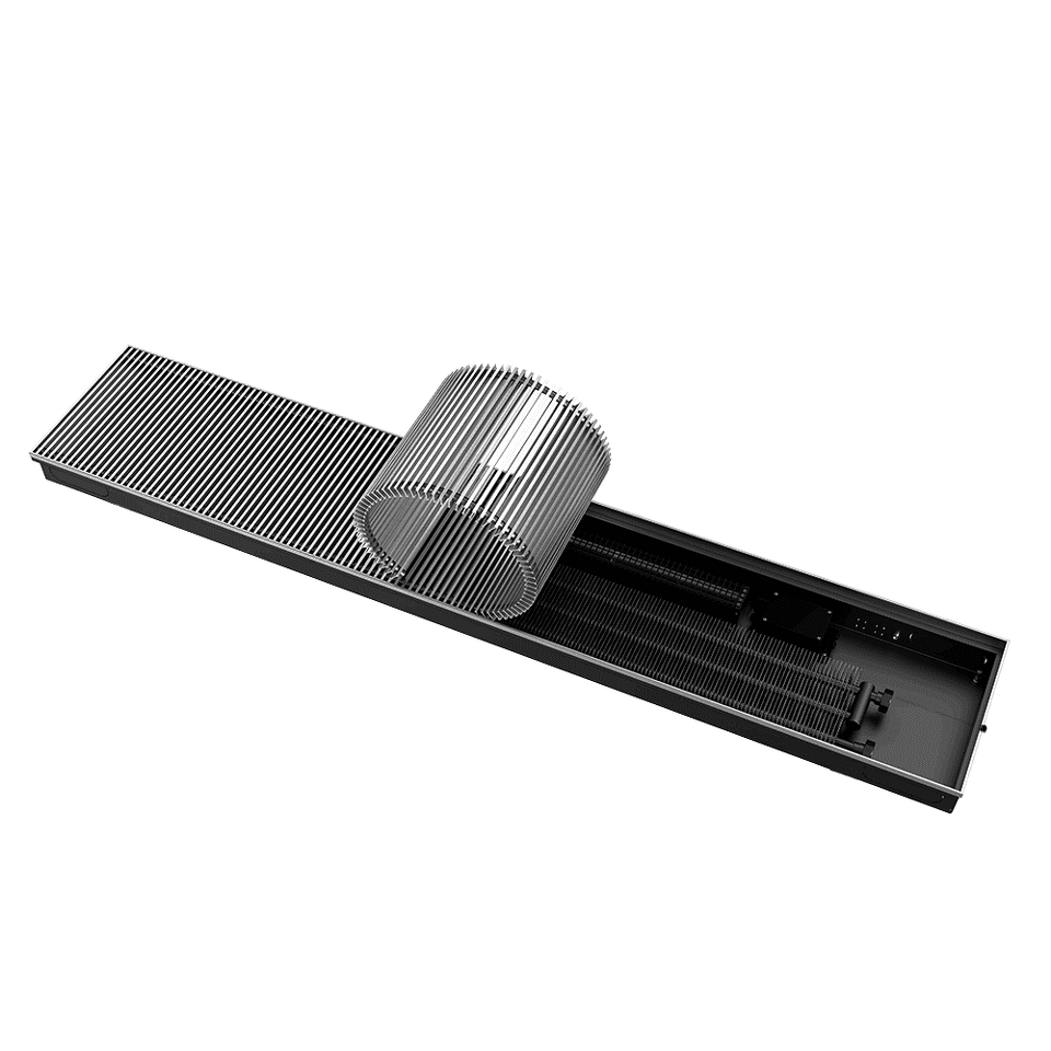 Фото №1  Конвектор Внутрипольный конвектор PrimoClima PCV-H 250.110.1200 K.R\24V.FCM\БП36\RR 10.1.U