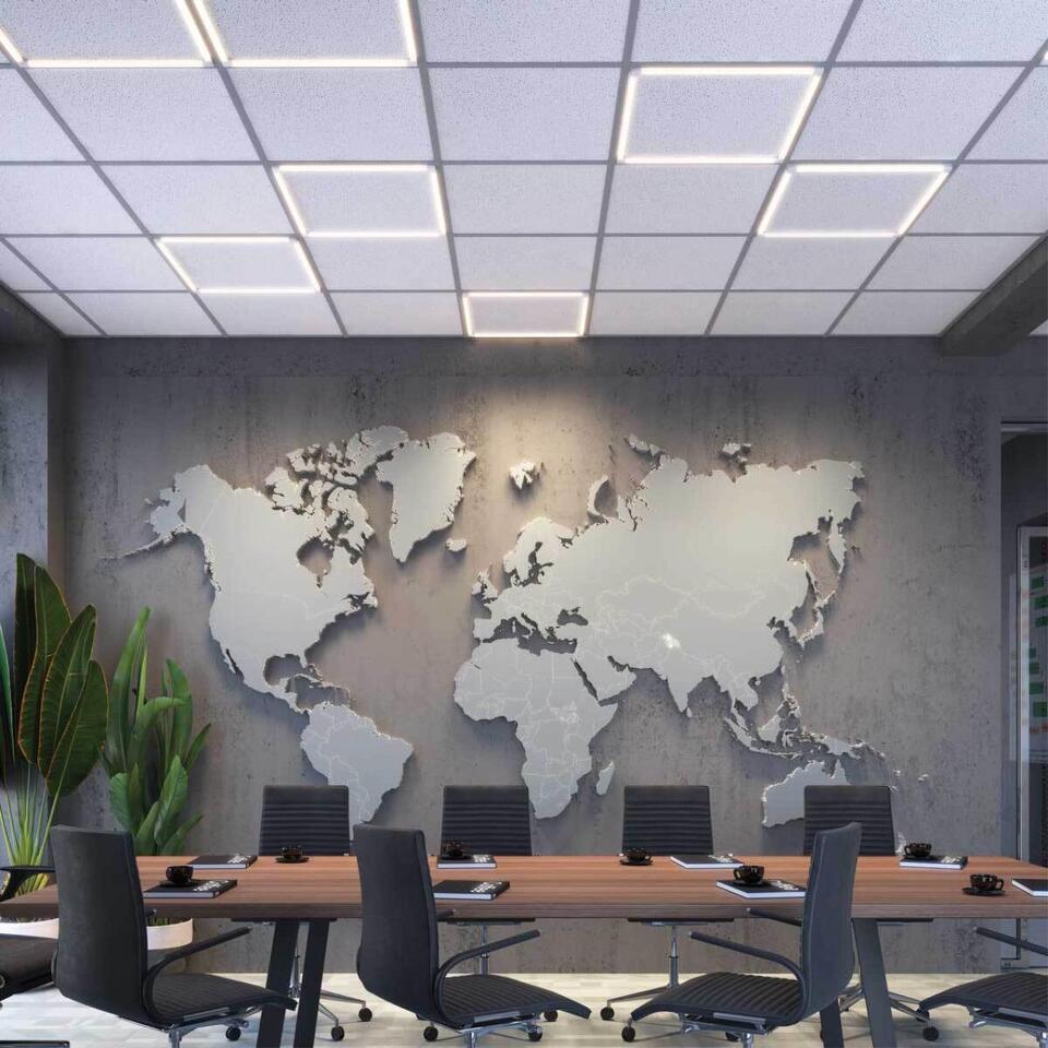 Фото №6  NOVOTECH 358455 SPOT NT20 484 белый Светодиодн. св-ник встраив. в Армстронг IP20 LED 4000К 48W 100-265V NELIO