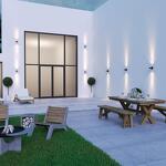 Превью фото №3  NOVOTECH 359304 STREET NT24 726 черный Светильник ландшафтный настенный IP65 LED 6W 4000K 175-265V CALLE