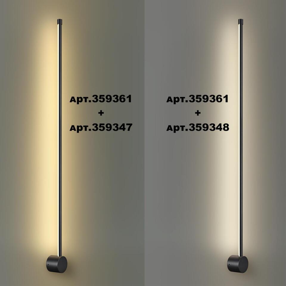 Фото №9  NOVOTECH 359348 KONST NT24 048 черный Светильник линейный светодиодный IP20 LED 16W 170-265V 4000K 1280Лм VITZ