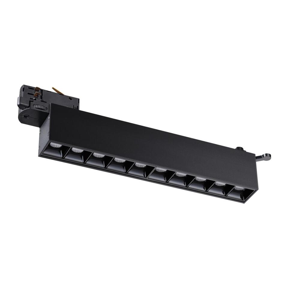Фото №2  NOVOTECH 358843 PORT NT22 260 черный Светильник трехфазный трековый светодиодный IP20 LED 4000K 16W 220V ITER