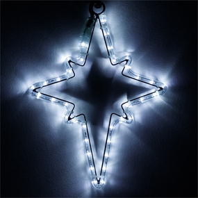 Фото Ardecoled Фигура cветодиодная ARD-STAR-M3-380x250-36LED White (230V, 2.5W) ( IP65, 1 год)