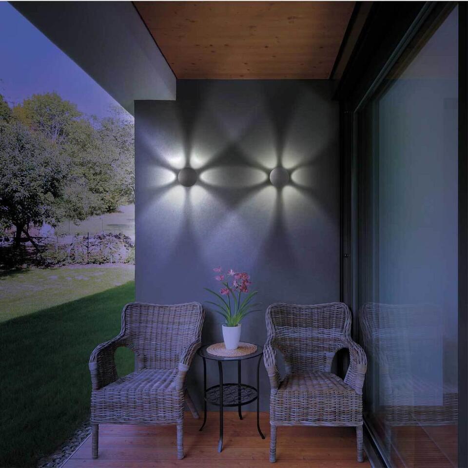 Фото №5  NOVOTECH 358463 STREET NT20 738 темно-серый  Ландшафтный настенный светильник IP54 LED 4000K 6W 85-265V CALLE
