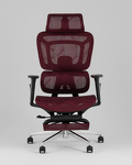 Превью фото №3  Кресло офисное TopChairs Nimbus бордовый