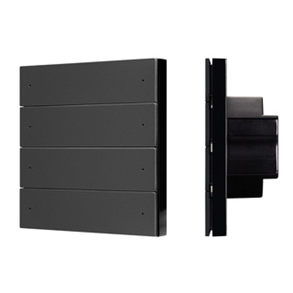 Фото №1  IARL INTELLIGENT ARLIGHT Кнопочная панель SMART-DMX512-801-22-8G-8SC-DIM-IN Black (230V, 2.4G) ( IP20 Пластик, 5 лет)