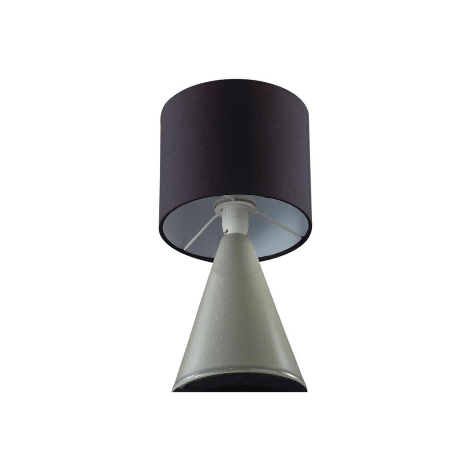 Фото №7  Настольная лампа LUMION 8132/1T MODERNI LN26 480 серый/черный, керамика/текстиль Настольная лампа Е14 1*40W 220V SEGI
