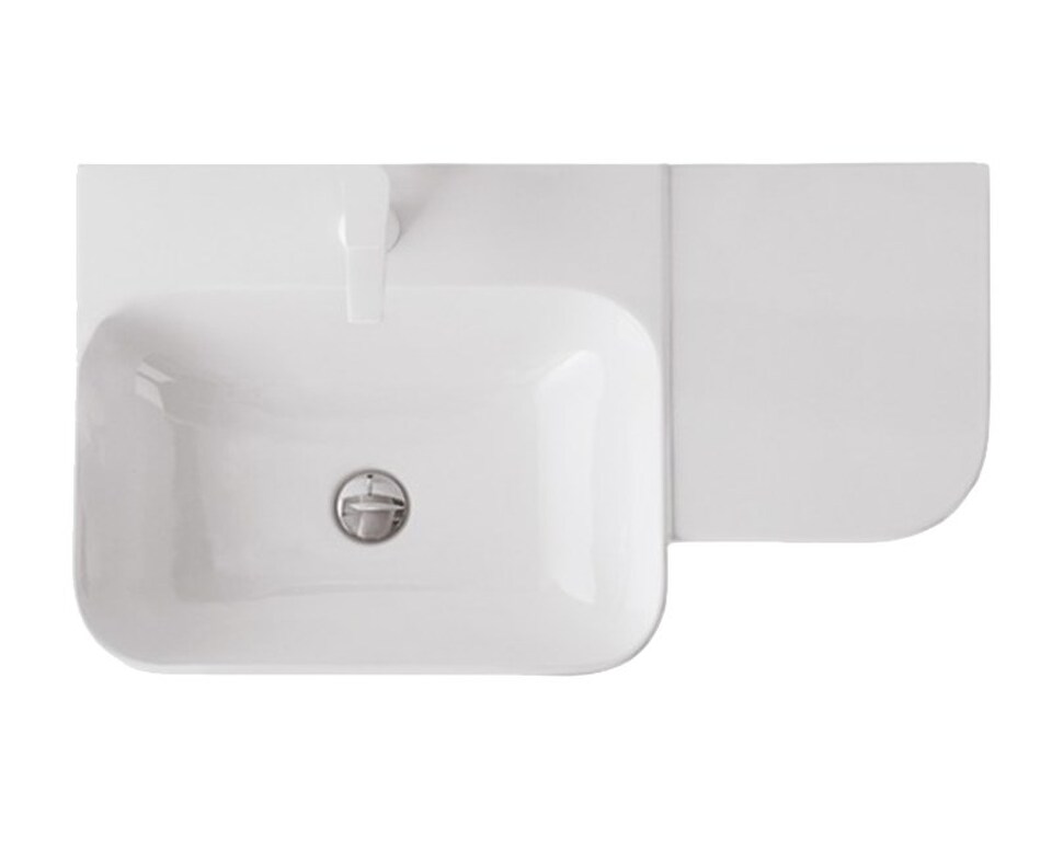 Фото №10  Раковина 40820 Althea Cover раковина подвесная 80x46  Матовый белый Plus-Ton®