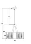 Превью фото №3  Подвесной светильник Подвесной светильник Maytoni MOD087PL-06G