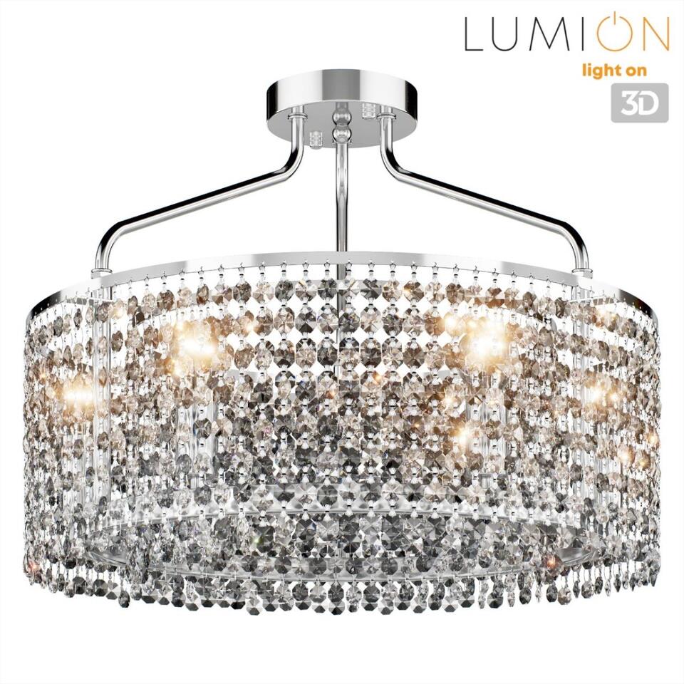 Фото №9  Люстра LUMION 8244/6C CLASSI LN26 206 хром, металл/хрусталь Люстра потолочная E14 6*40W 220V LAYLA