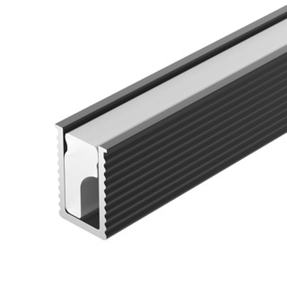 Фото №1  Arlight Профиль SL-MINI-6-H9-2000 ANOD BLACK ( Алюминий)