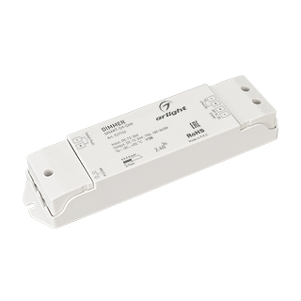Фото №1  Arlight Диммер SMART-D9-DIM (12-24V, 1x15A, 2.4G) ( IP20 Пластик, 5 лет)