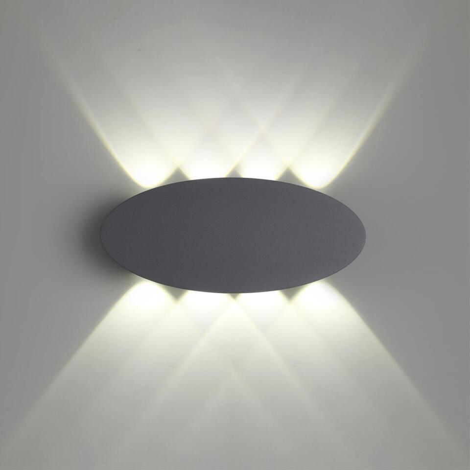 Фото №4  NOVOTECH 358564 STREET NT21 378 темно-серый Ландшафтный настенный светильник IP54 LED 4000K 8W 85-265V CALLE