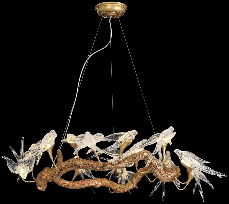 Фото №1  Подвесной светильник WE183.14.503 WERTMARK VIVIANA светильник подвесной, LED, 14x2W, 3000K