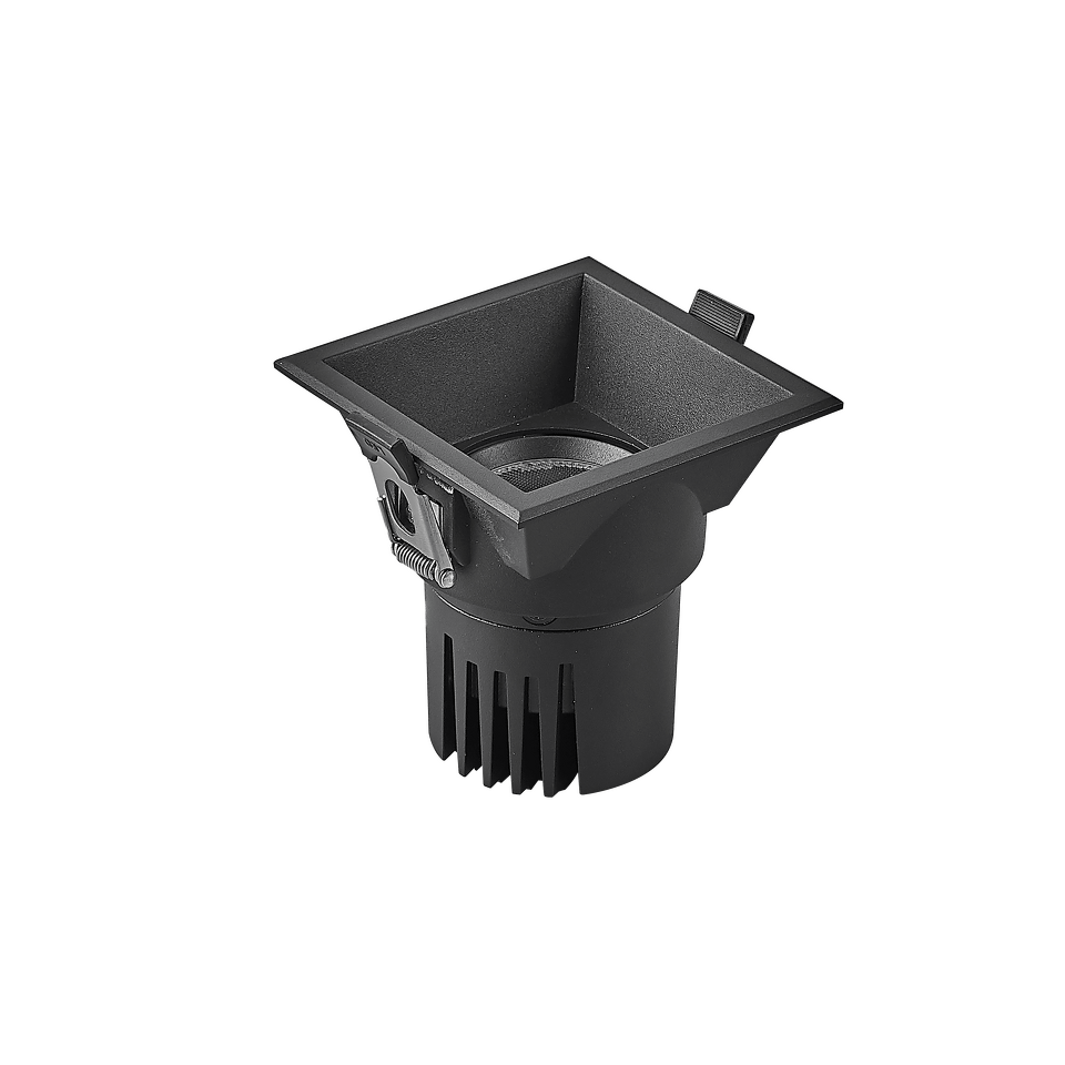 Фото №1  Arlight Светильник MS-FLOW-BUILT-S85x85-12W Warm3000 (BK, 15 deg, 230V) ( IP20 Металл, 5 лет)