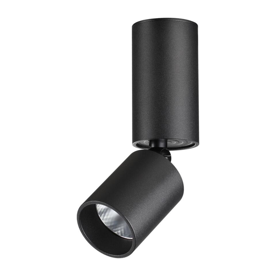 Фото №8  NOVOTECH 359315 OVER NT24 370 черный Светильник накладной светодиодный IP20 LED 5W 85-265V 3000K 600Лм TUBO