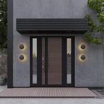 Превью фото №3  NOVOTECH 359533 STREET NT25 000 черный Светильник ландшафтный настенный IP54 LED 10W 100-240V 3000К HALO