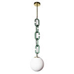 Превью фото №1  Подвесной светильник 10128P Green Подвесной светильник LOFT IT Chain