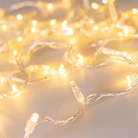 Фото Ardecoled Светодиодная гирлянда ARD-STRING-CLASSIC-10000-CLEAR-100LED-FLASH Warm/Warm (230V, 7W) ( IP65, 1 год)