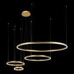 Превью фото №2  Подвесной светильник 10017/4L Подвесной светильник LOFT IT Ring