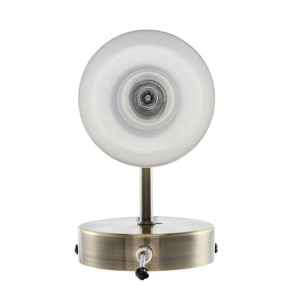 Фото №8  LUMION 8100/1W COMFI LN26 106 бронза/белый металл/стекло Бра Е14 1*40W 220V MAVE