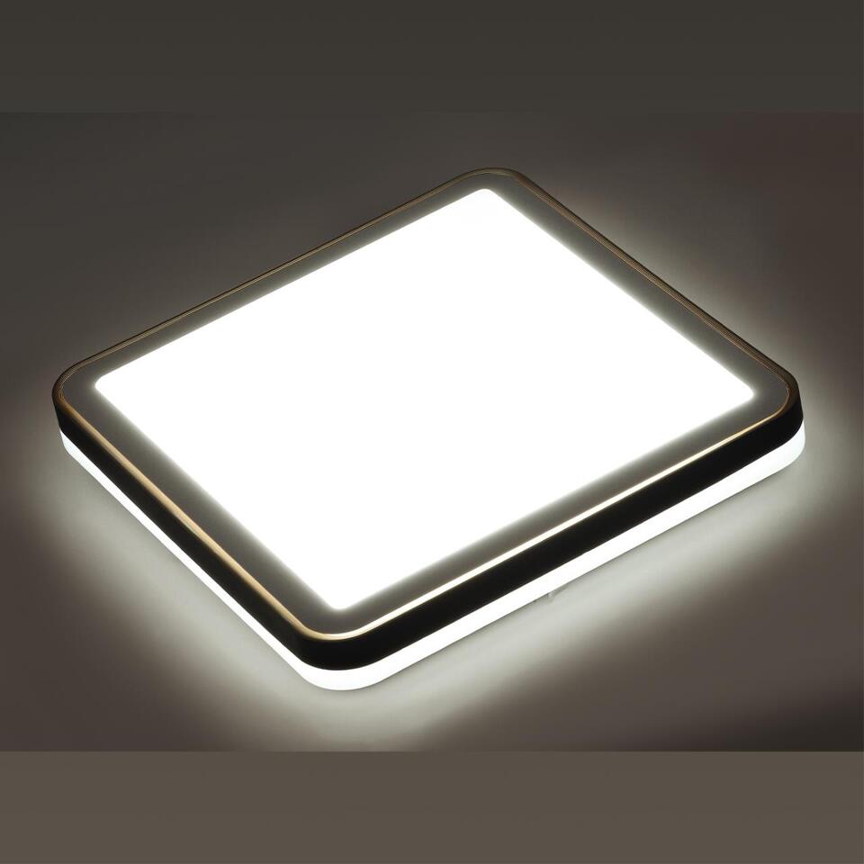 Фото №8  SONEX 7621/DL PALE SN 162 Светильник пластик/черн./медный LED 48Вт 3000-6300K 440х440 IP43 пульт ДУ EFFA