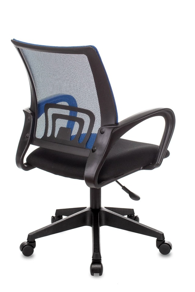 Фото №6  Кресло Кресло офисное TopChairs ST-Basic сетка/ткань синий