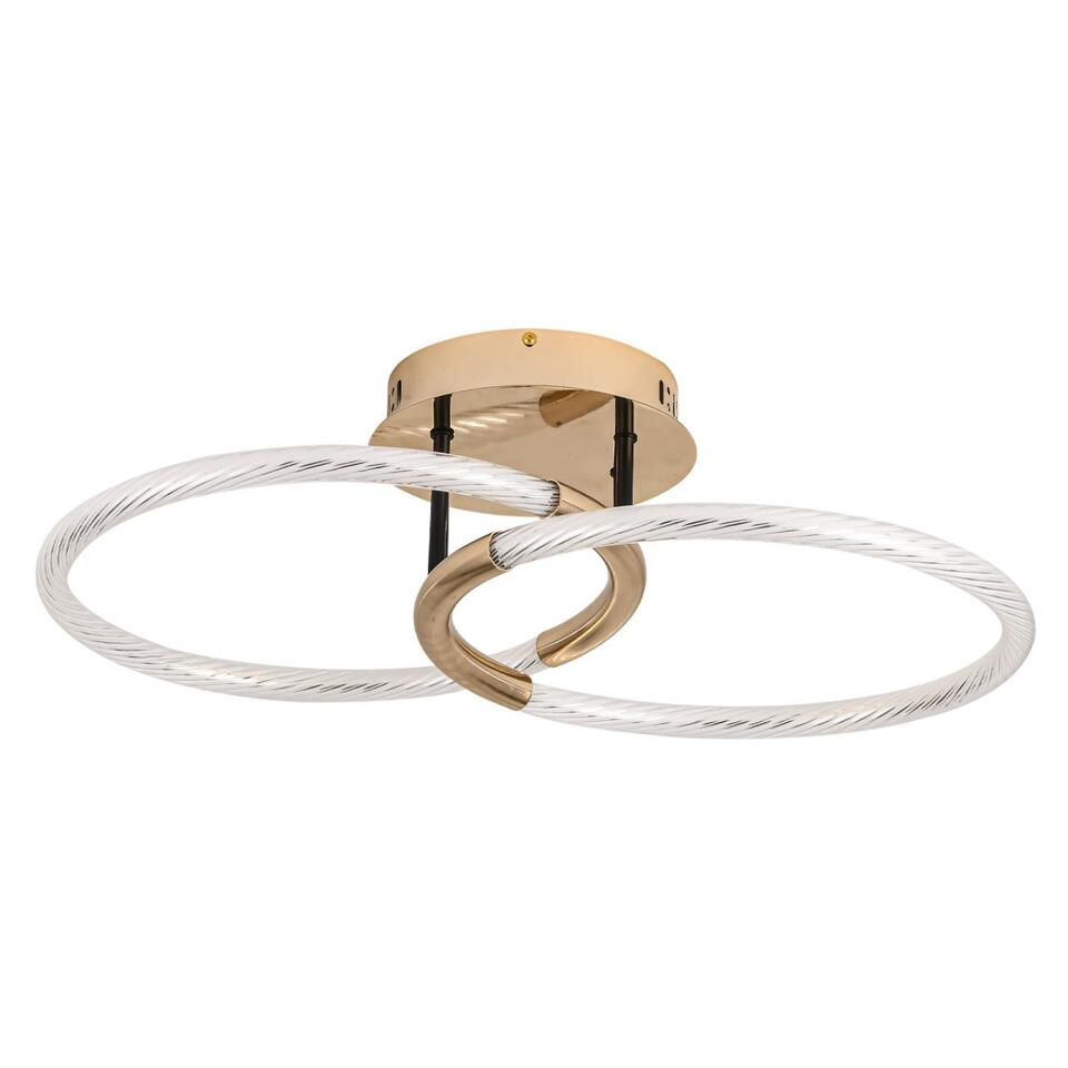 Фото №3  Люстра LUMION 6545/61CL LEDIO LN23 000 золотой, черный Люстра потолочнаяс ПДУ LED 33W 3000-6000K 220V LARA